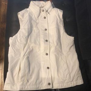 Burberry white vest